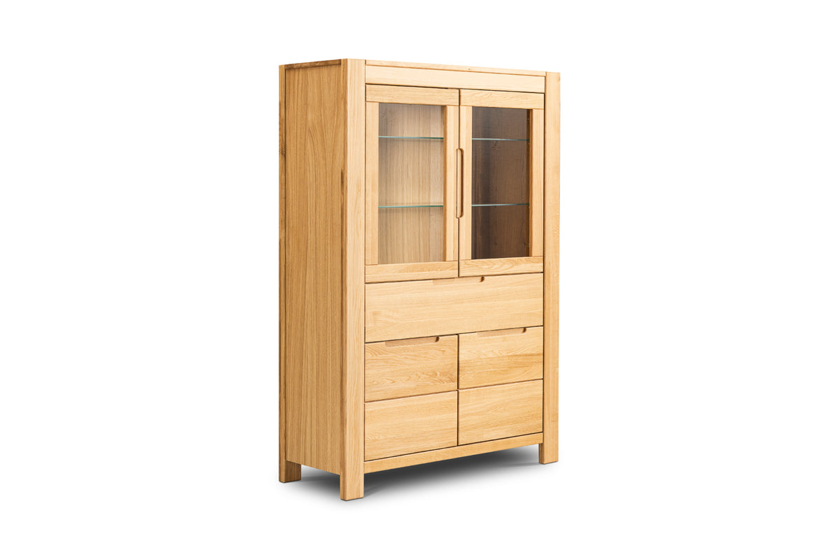 Oak Display Cabinet "Jasny Bór"