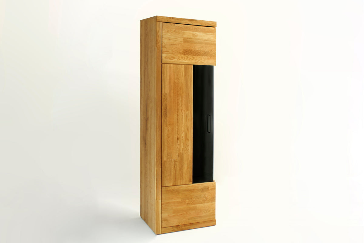 Oak Display Cabinet "Smukła Wieża"