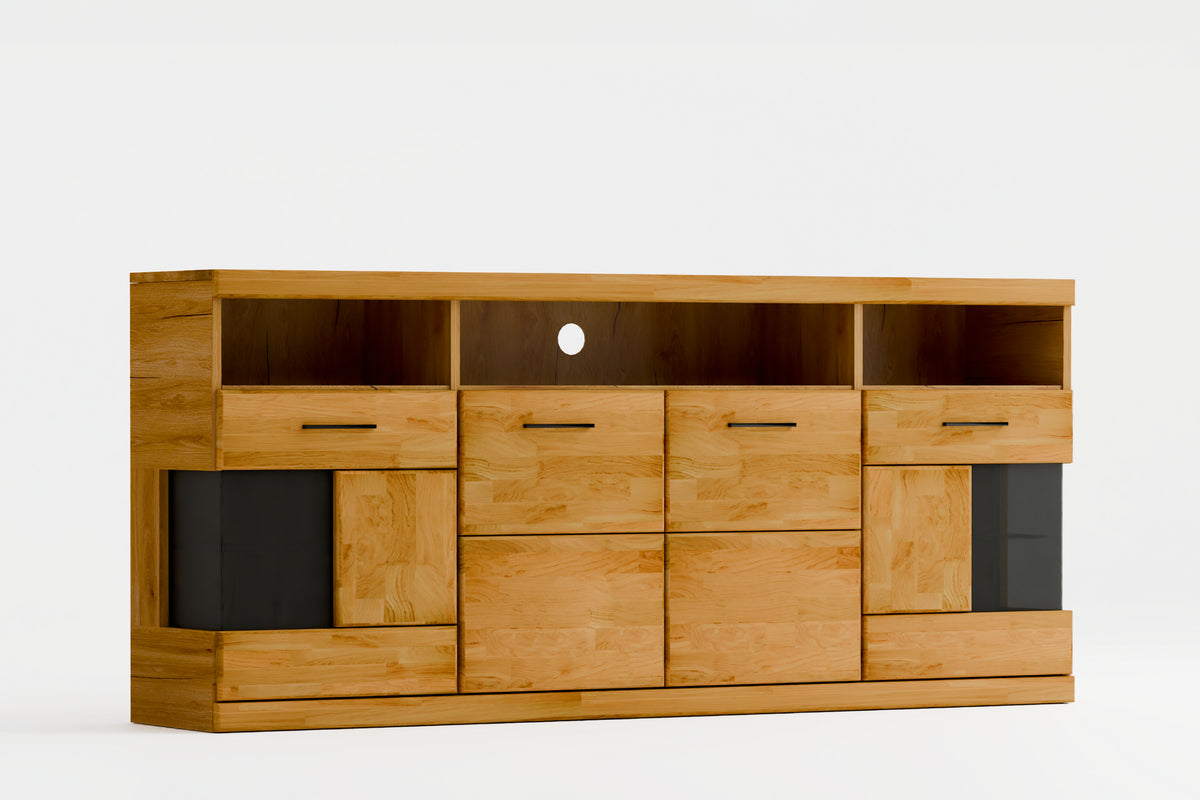 Beech Media Sideboard "Ciepły Wieczór" (XL)