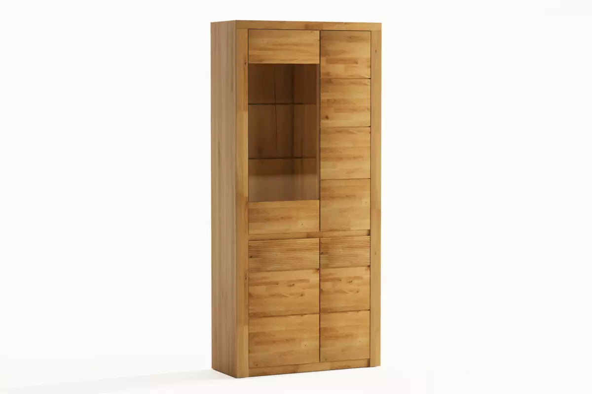 Beech Display Cabinet "Fala Drewna"