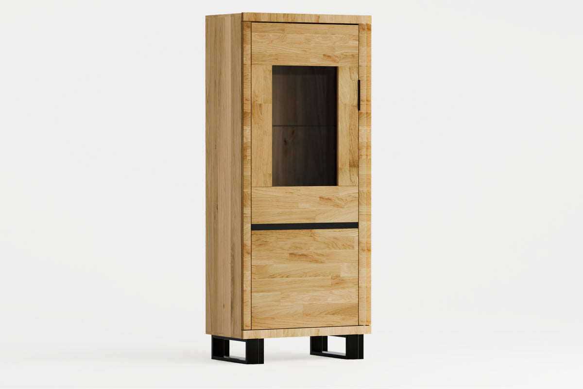 Beech Display Cabinet "Loft Natura"