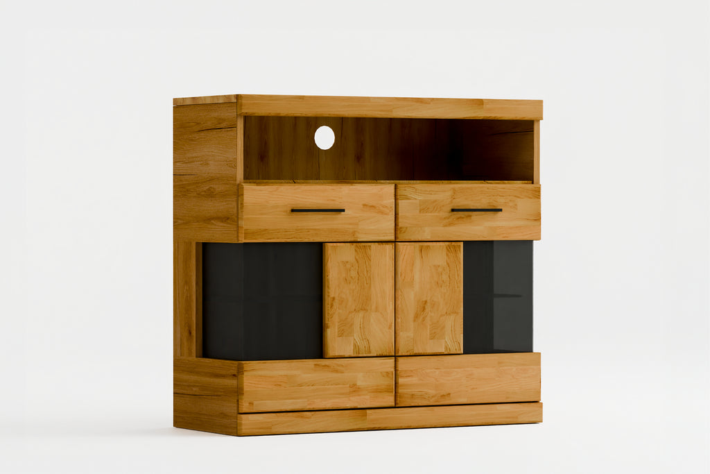 Beech Cabinet "Ciepły Wieczór" (square)