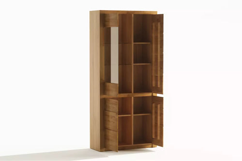 Beech Display Cabinet "Fala Drewna"