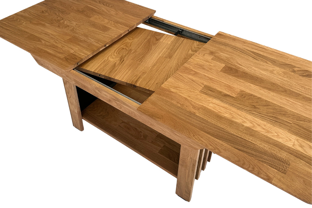 Extendable Oak Table "Metamorfoza"
