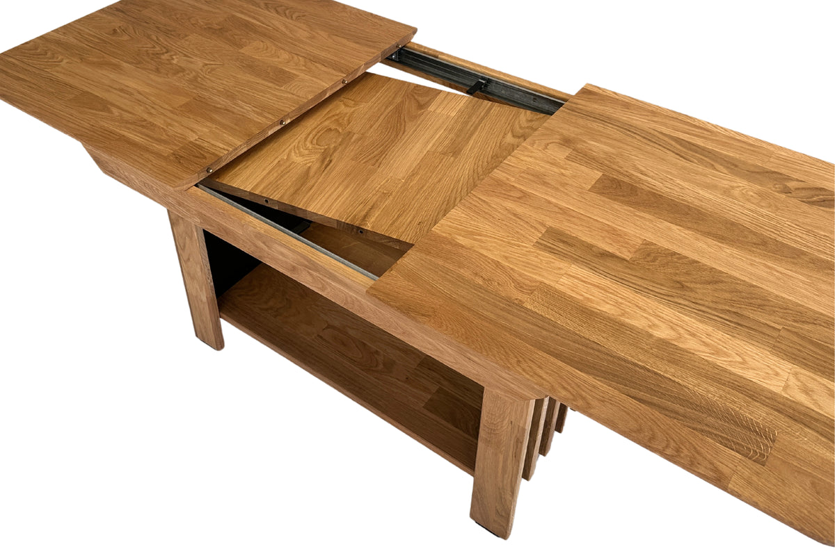Extendable Oak Table "Metamorfoza"