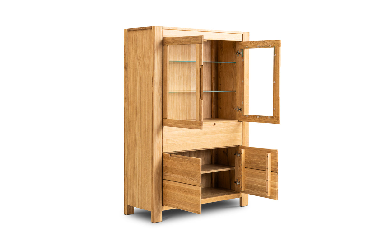 Oak Display Cabinet "Jasny Bór"