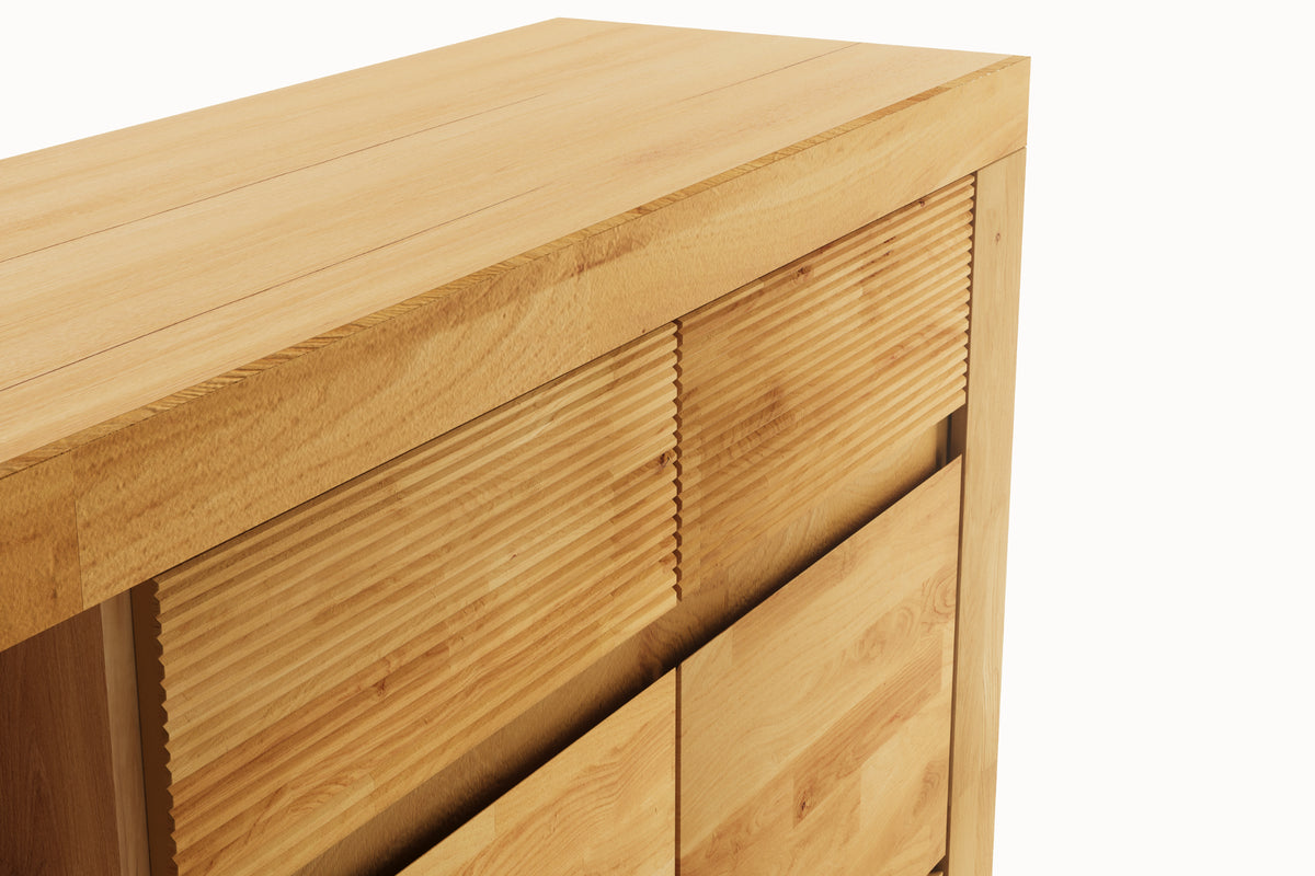 Beech Sideboard "Fala Drewna" (long)