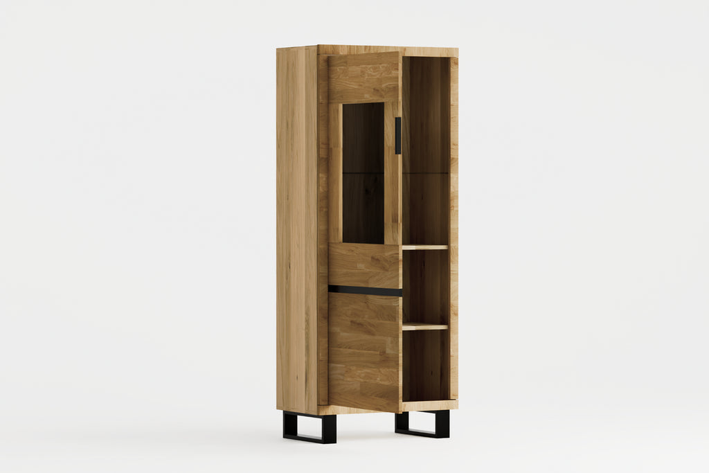 Beech Display Cabinet "Loft Natura"