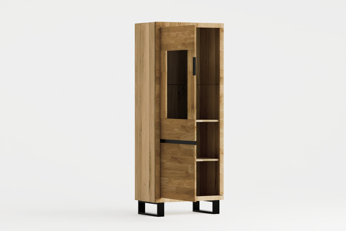 Beech Display Cabinet "Loft Natura"