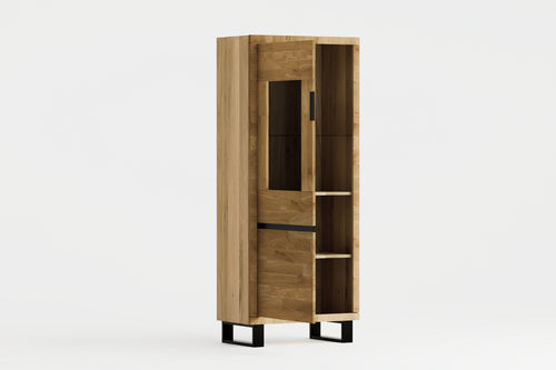 Beech Display Cabinet "Loft Natura"