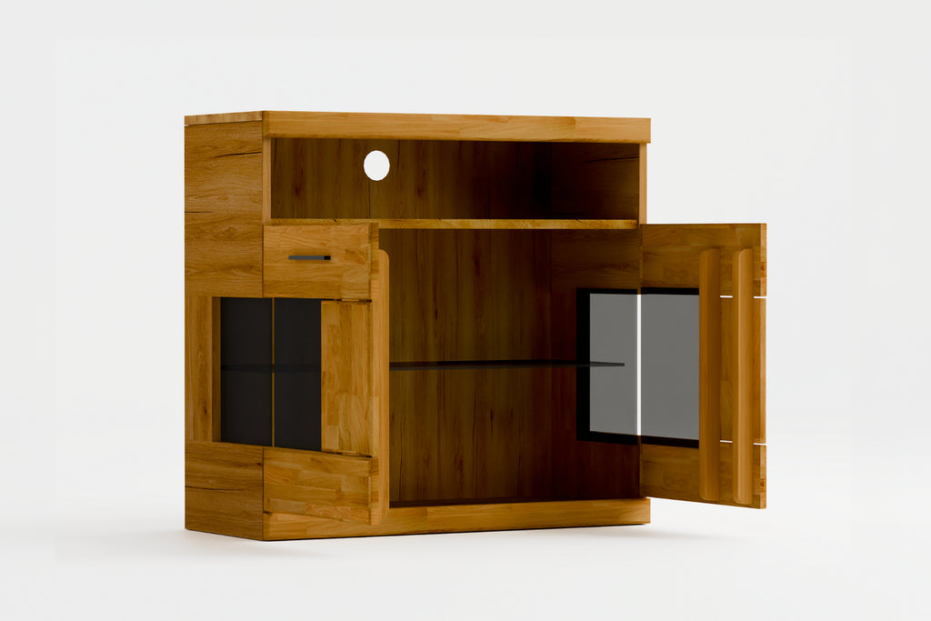 Beech Cabinet "Ciepły Wieczór" (square)