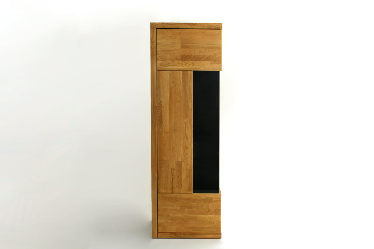 Oak Display Cabinet "Smukła Wieża"