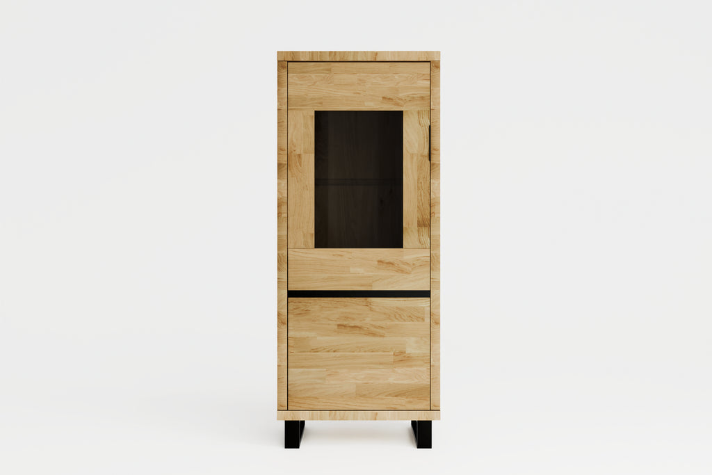 Beech Display Cabinet "Loft Natura"