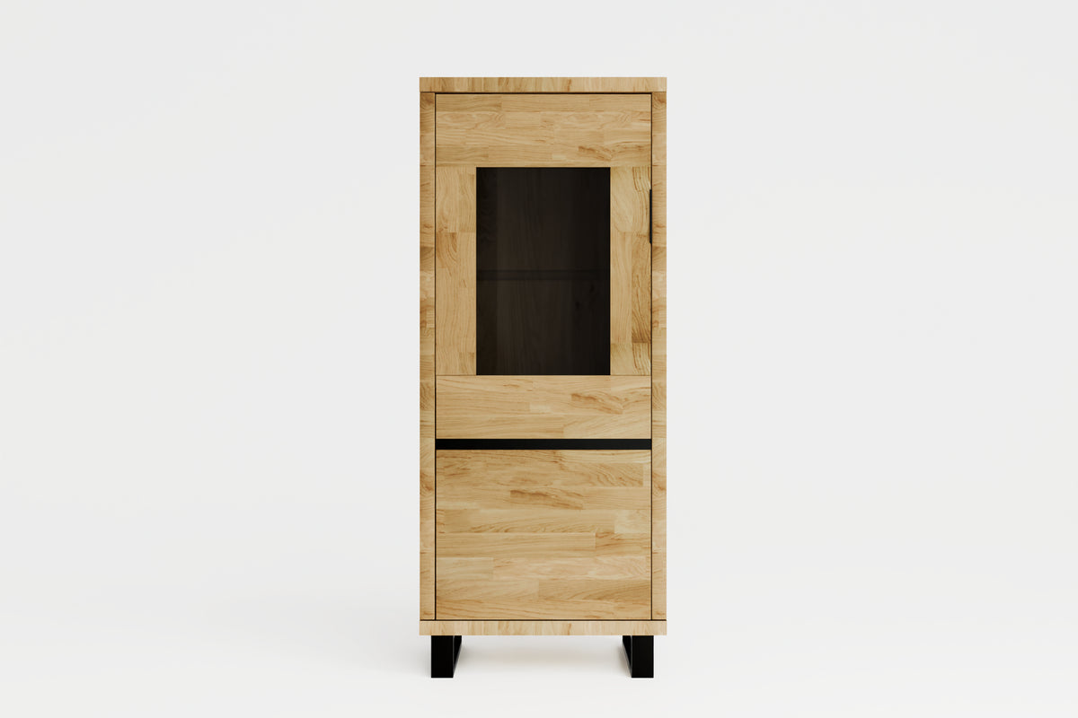 Beech Display Cabinet "Loft Natura"