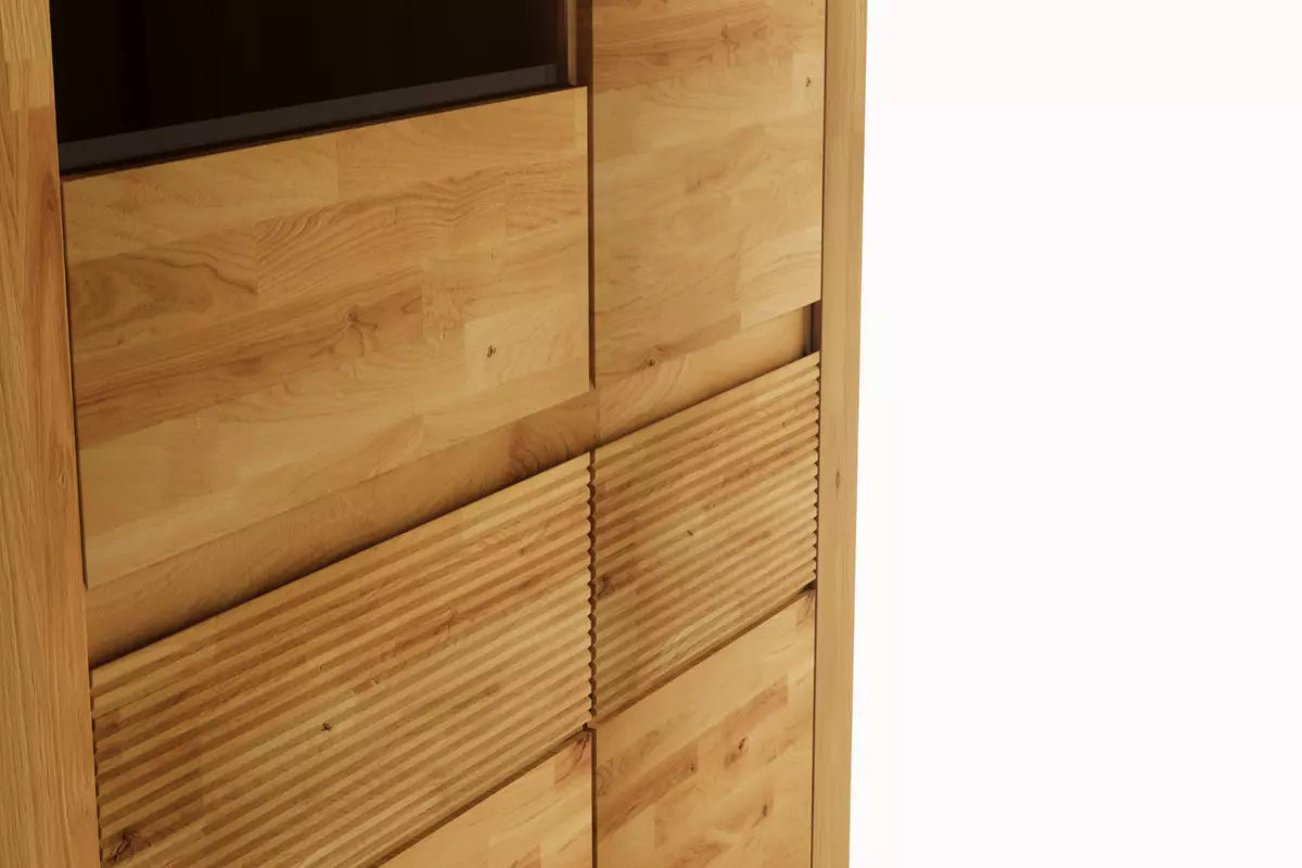 Beech Display Cabinet "Fala Drewna"