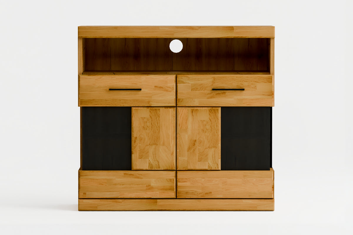 Beech Cabinet "Ciepły Wieczór" (square)