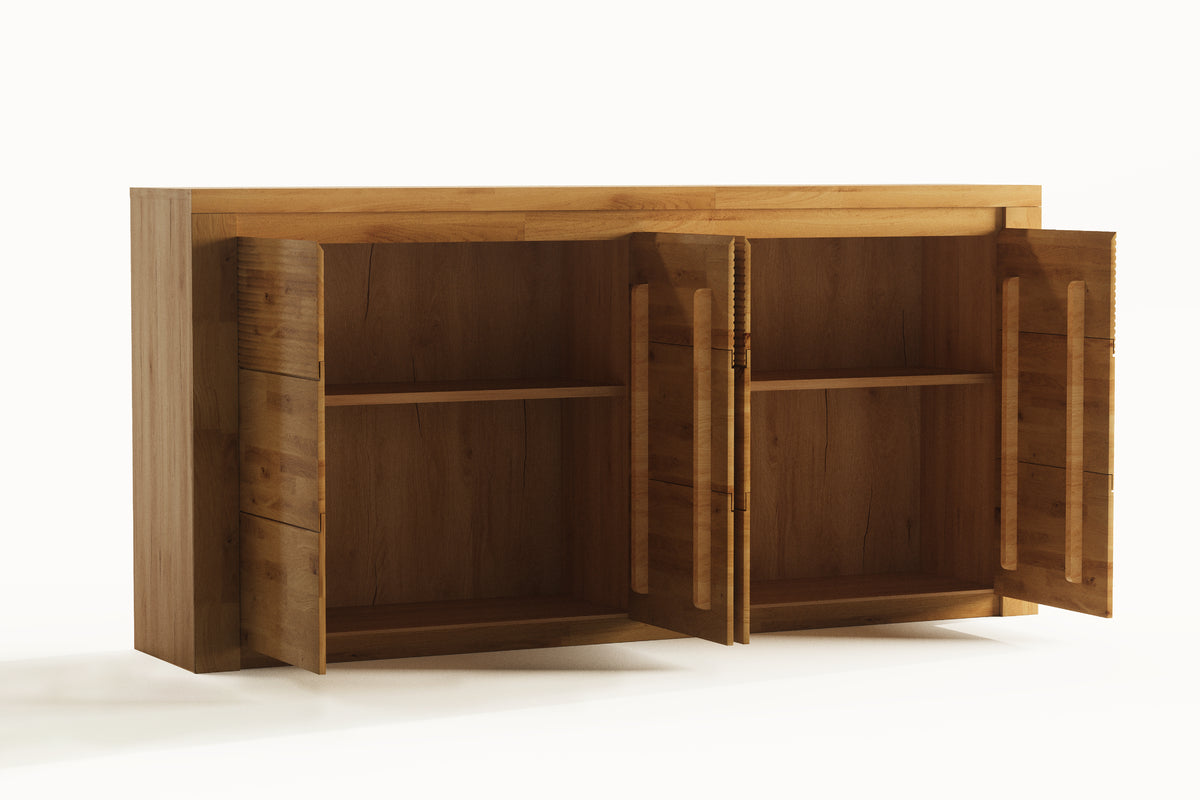 Beech Sideboard "Fala Drewna" (wide)