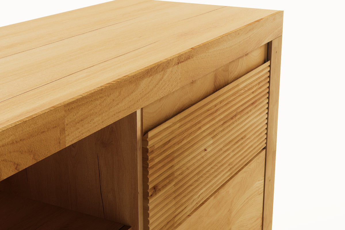 Beech TV Unit "Fala Drewna"