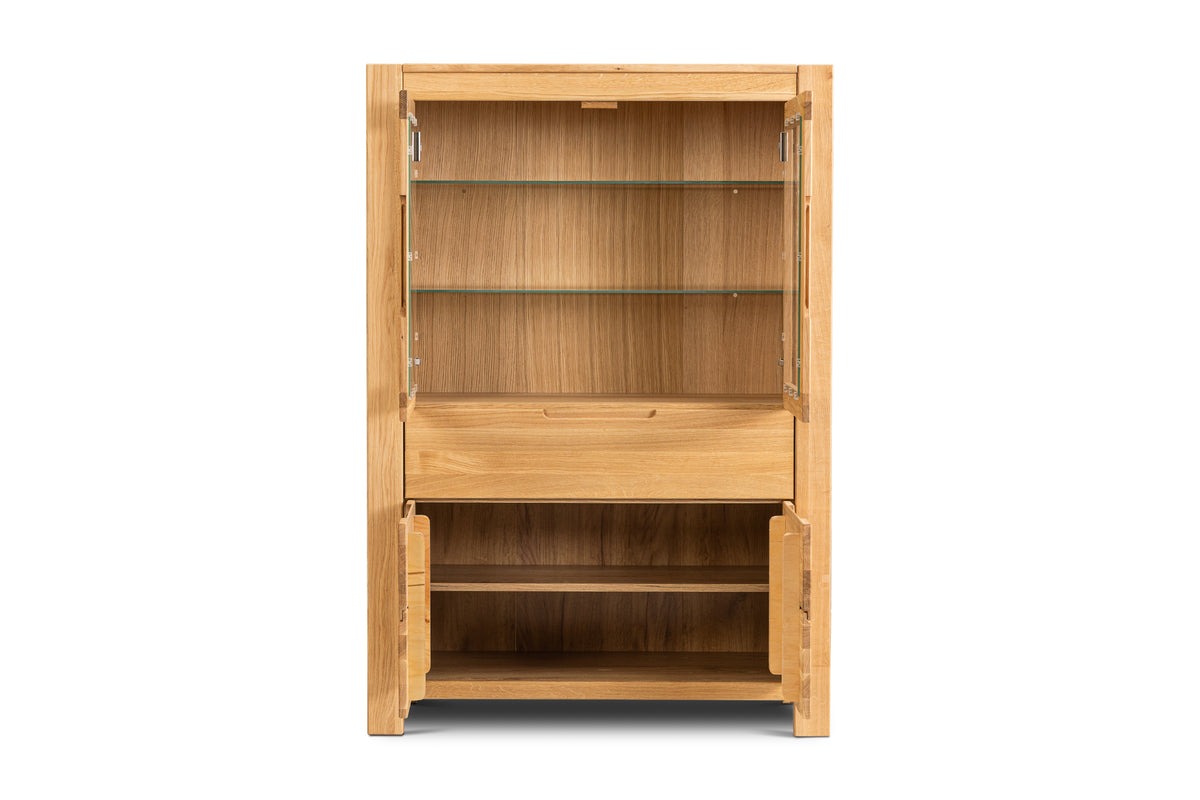 Oak Display Cabinet "Jasny Bór"