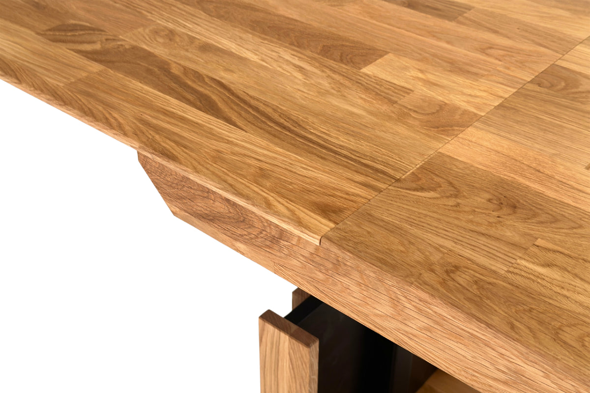 Extendable Oak Table "Metamorfoza"