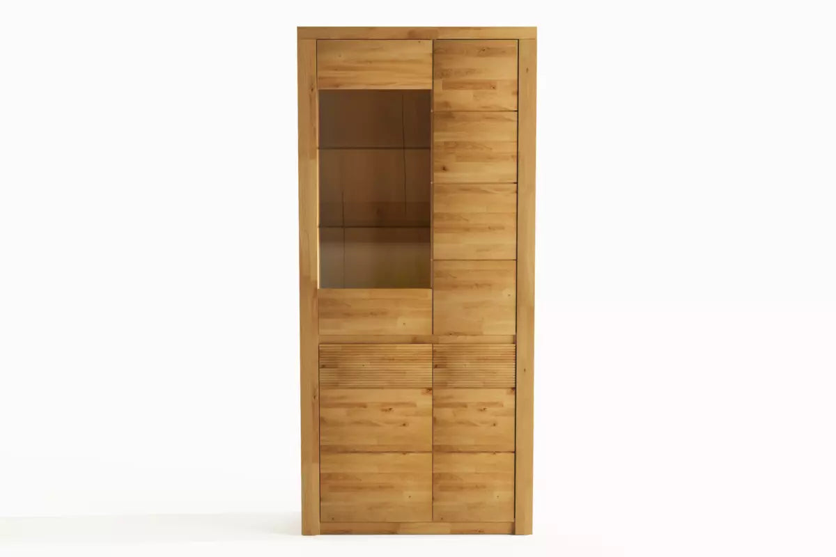 Beech Display Cabinet "Fala Drewna"