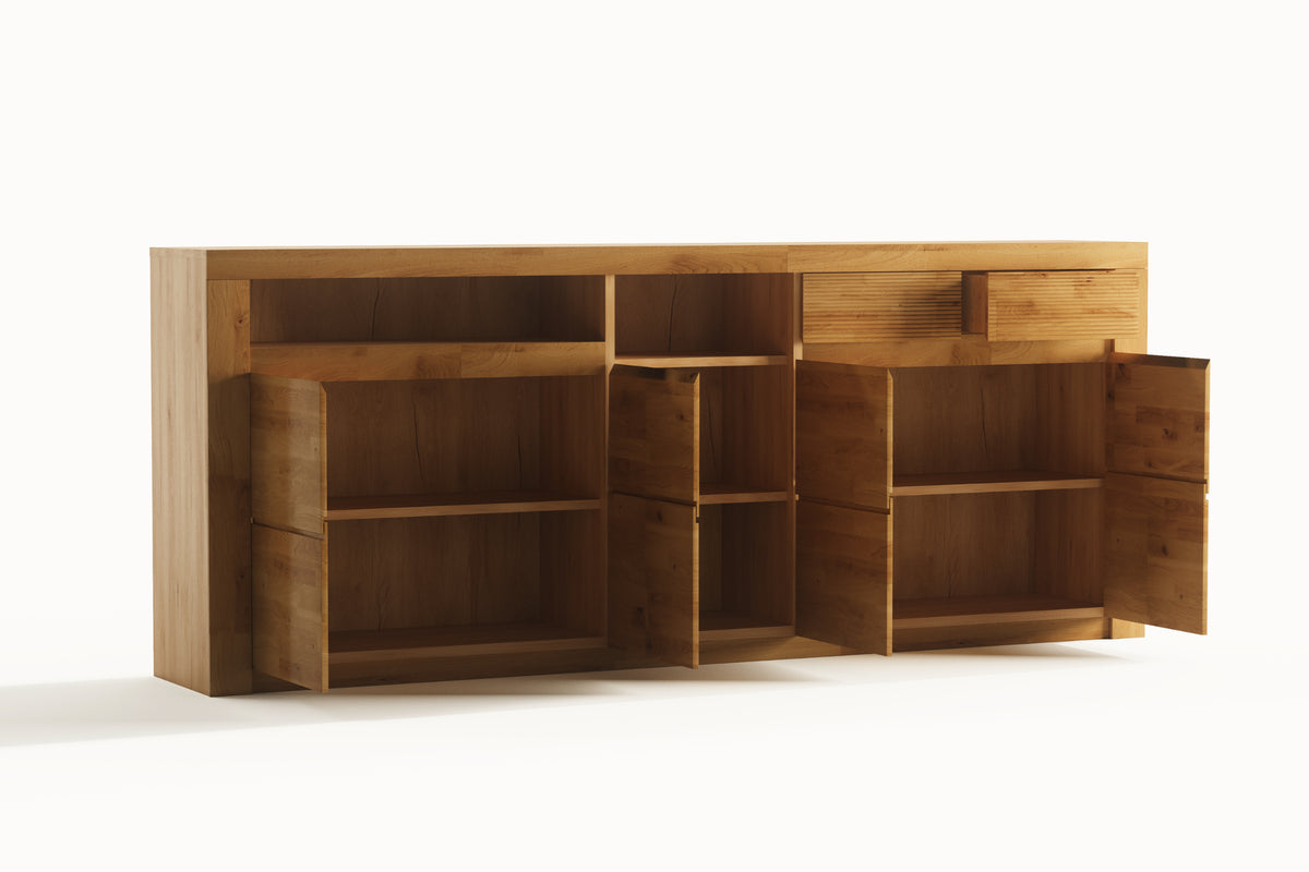 Beech Sideboard "Fala Drewna" (long)